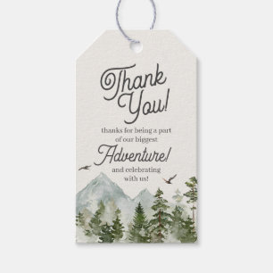 Forest Woodland Adventure Awaits Favour Tag