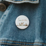 Forest Woodland Animals Gender Reveal Team Girl 2 Inch Round Button<br><div class="desc">Introducing our forest woodland animals gender reveal team girl button – perfect for a cute and whimsical celebration! Featuring a modern watercolor forest theme with adorable creatures like a fox, brown bear, bunny, and deer, it's great for a gender-neutral shower. This bohemian design sets a sweet and simple scene with...</div>
