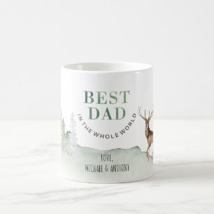 Forest Woodland Deer Father's Day Coffee Mug