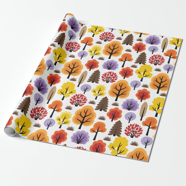 Forest Wrapping Paper (Unrolled)
