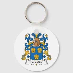 Forestier Family Crest Keychain