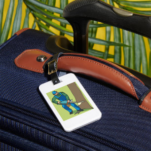 Forestry Worker Luggage Tag