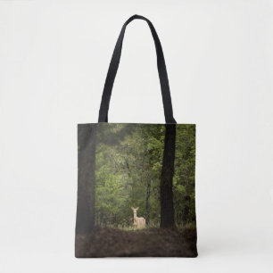 Forests A White Tailed Deer in the Woods Tote Bag