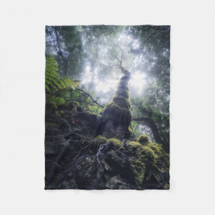 Forests Anaga Rural Park Canary Islands Fleece Blanket