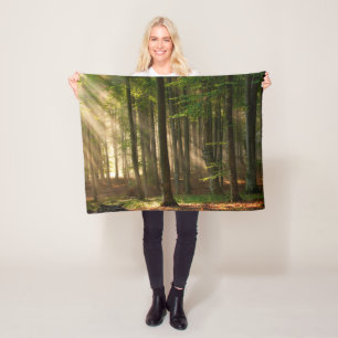 Forests   Autumn Forest Fleece Blanket