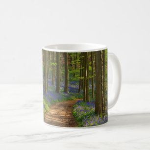 Forests Bluebell Forest in Belgium Coffee Mug