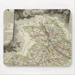 Forests, cities, towns mouse pad