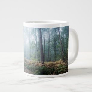 Forests   Dark Foggy Woods Norfolk UK Large Coffee Mug