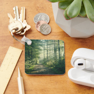 Forests Forest Path Hamburg Germany Keychain