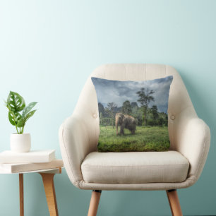 Forests Kao Sok National Park Throw Pillow