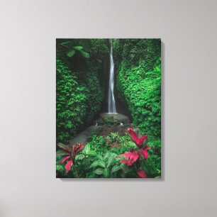 Forests   Leke Leke Waterfalls in Bali Canvas Print