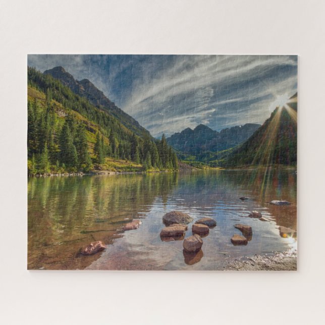Forests | Maroon Bells Colorado Jigsaw Puzzle (Horizontal)