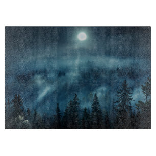Forests   Moonlit Forest Cutting Board