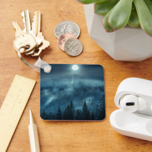 Forests Moonlit Forest Keychain