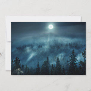 Forests   Moonlit Forest Thank You Card