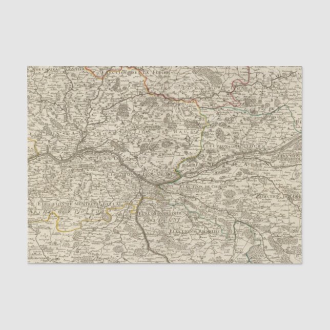Forests of France Tissue Paper (Front)