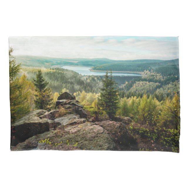 Forests | Ore Mountains Germany Pillowcase (Front)