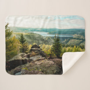 Forests Ore Mountains Germany Sherpa Blanket
