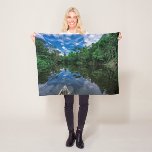 Forests   Peruvian Jungle Forest Fleece Blanket