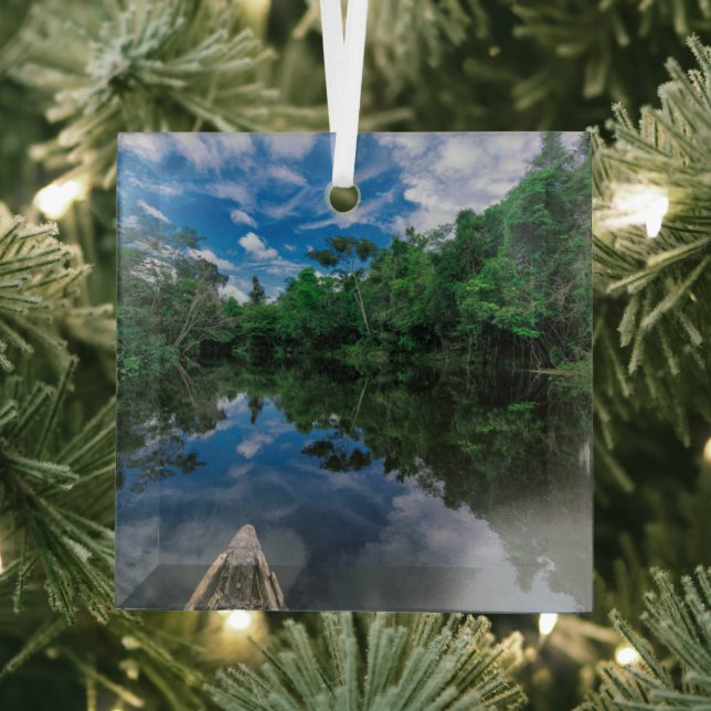 Forests | Peruvian Jungle Forest Glass Ornament (Insitu)