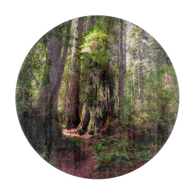 Forests | Redwood Forest California Cutting Board (Front)