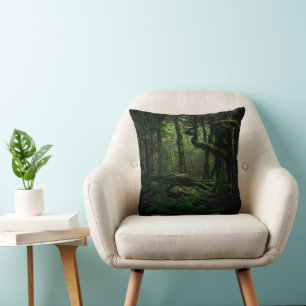 Forests Routeburn Track Fiordland National Park Throw Pillow