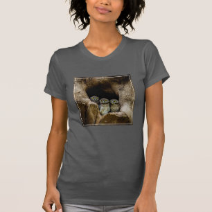Forests Three Owls Looking T-Shirt