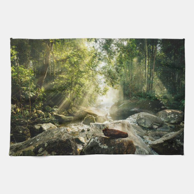 Forests | Tropical Jungle Forest Kitchen Towel (Horizontal)