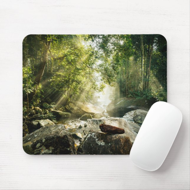 Forests | Tropical Jungle Forest Mouse Pad (With Mouse)