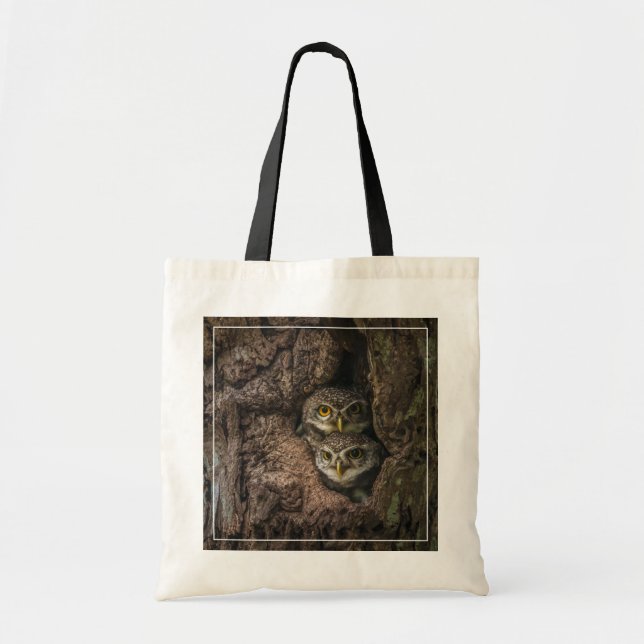 Forests | Two Owls Looking Tote Bag (Front)