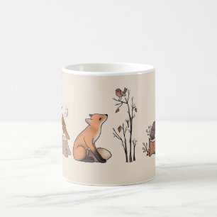 Forests with animals coffee mug
