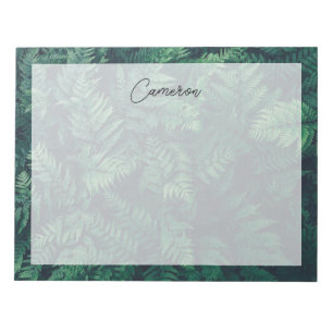 Forests Woodland Ferns Notepad