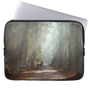 Forests   Woodland Stag Laptop Sleeve