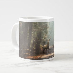 Forests Woodland Stag Large Coffee Mug