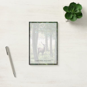 Forests Woodlands & Red Deer Post-it Notes