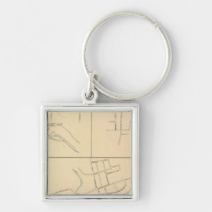 Forestville, S Glastonbury, E Berlin Keychain