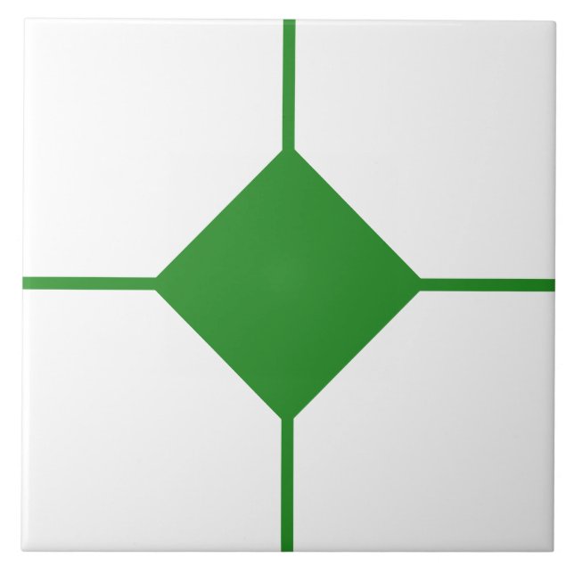 Forêt Carreau vert et blanc (Devant)