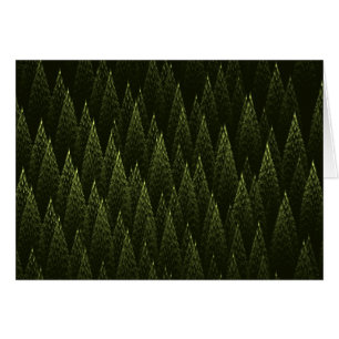 Forêt de conifères fractale