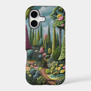 Forêt de fantaisie verte capricieuse