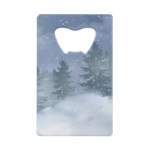 Forêt de neige en hiver Zippo Lighter