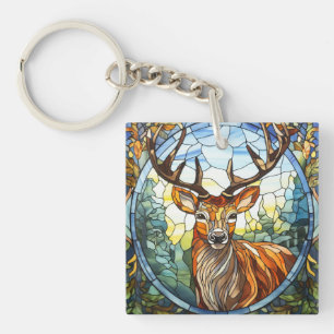 Forêt de verre tendu Amis Stag Deer