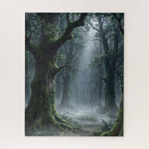 Forêt Enchantée   Puzzle Fantastique de Bois Brume
