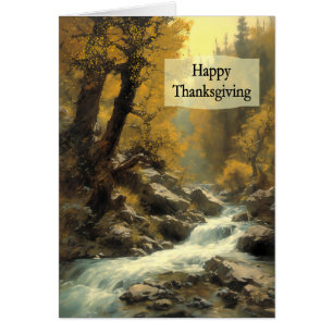Forêt et cours d'eau de Thanksgiving