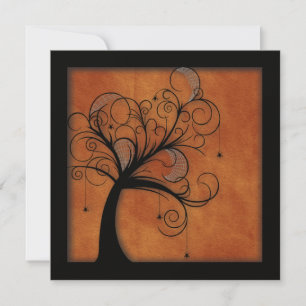 Forêt hantée 3 invitations de mariage