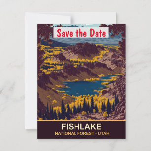 Forêt nationale de Fishlake Utah Invitation de mar