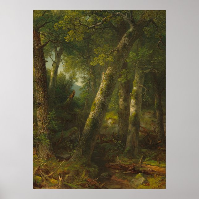 Forêt - Poster d'art d'Asher Durand (Devant)