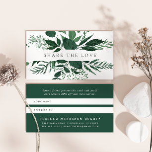 Forêt sauvage Carte de recommandation