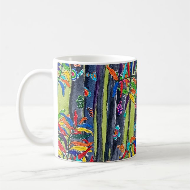 forêt verte 1 Mug (Gauche)