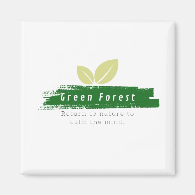 Forêt verte magnet (Devant)