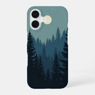 Forêt Vintage sous la Lune iPhone 16 Case